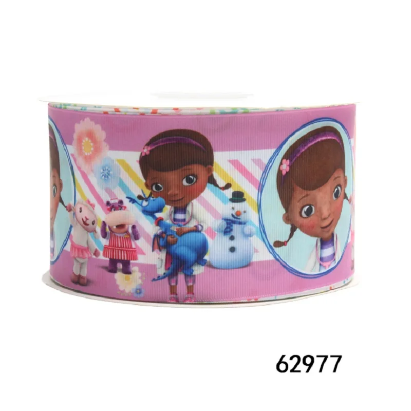 5Yards Disney Doc Mcstuffins Nastro In Grosgrain Per Fiocchi Per Capelli Artigianato Accessori Per Cucire