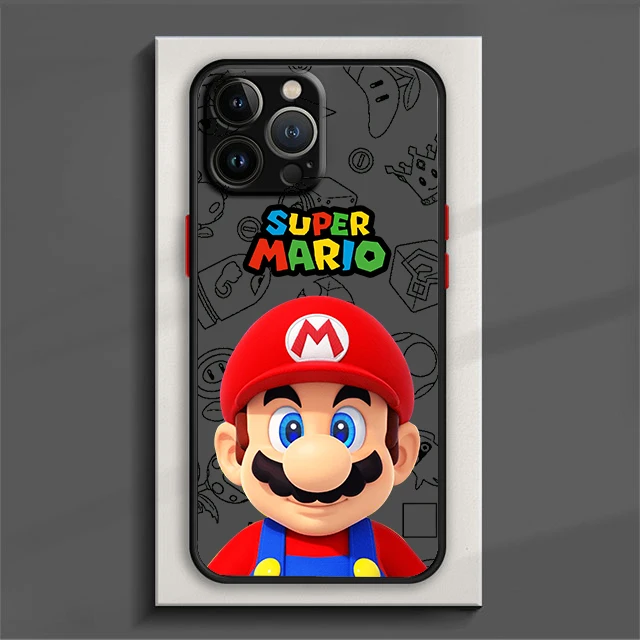 Super Mario Bros Art Phone Case For iPhone 15 14 13 12 11 Pro Max mini XS Max XR X 8 Plus SE Frosted Translucent Cover | Bodega Aurrera en lnea Super Mario Bros Art Phone Case For iPhone 15 14 13 12 11 Pro Max mini XS Max XR X 8 Plus SE Frosted Translucent Cover | Bodega Aurrera en lnea