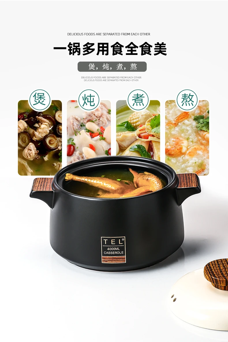 Minh Long 1.06 qt Porcelain Casserole for Cooking, Porcelain Pots for  Cooking, Clay Pot for Cooking, Casserole Clay Cooking Pot with Lid, Oven 