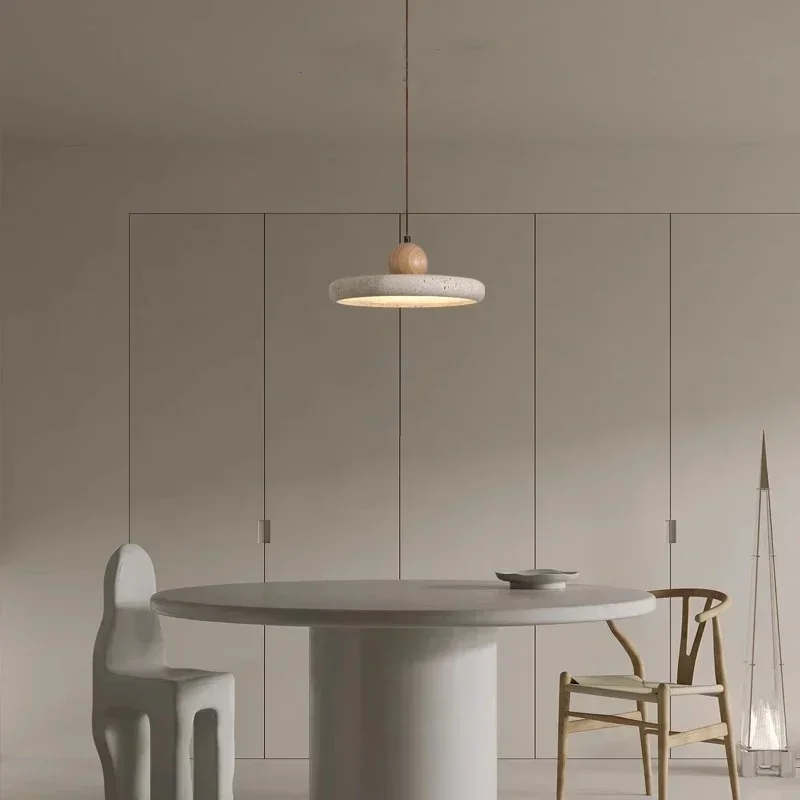 Natural Stone Pendant Light Travertine Ceiling Hanging Lamp Suspension Chandelier For Dining Room Kitchen Island pendant lights pendant lamp chandelier lighting vintage pendant lights rope pendant lamp