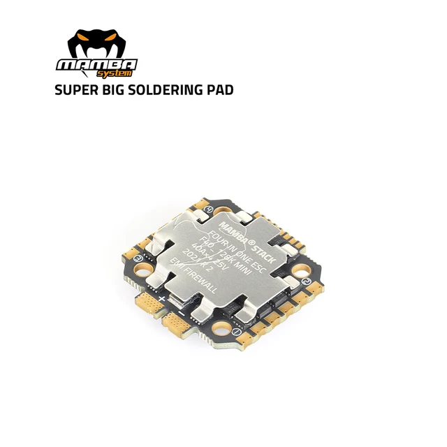 DIATONE MAMBA F40_128K BL32 MINI 4IN1 ESC 40A 6S Dshot1200 Electronic Speed Controller Drone Parts 20mm 2