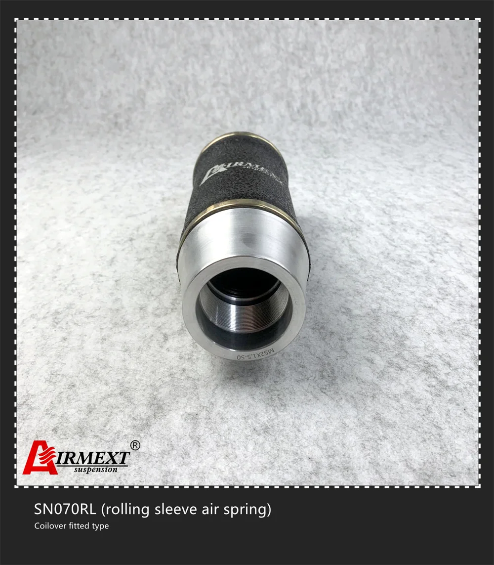 

SN070RL-AF/Fit Airforce coilover(M50*2-48/M12) airspring rolling lobe sleeve type shock absorber pneumatic air suspension