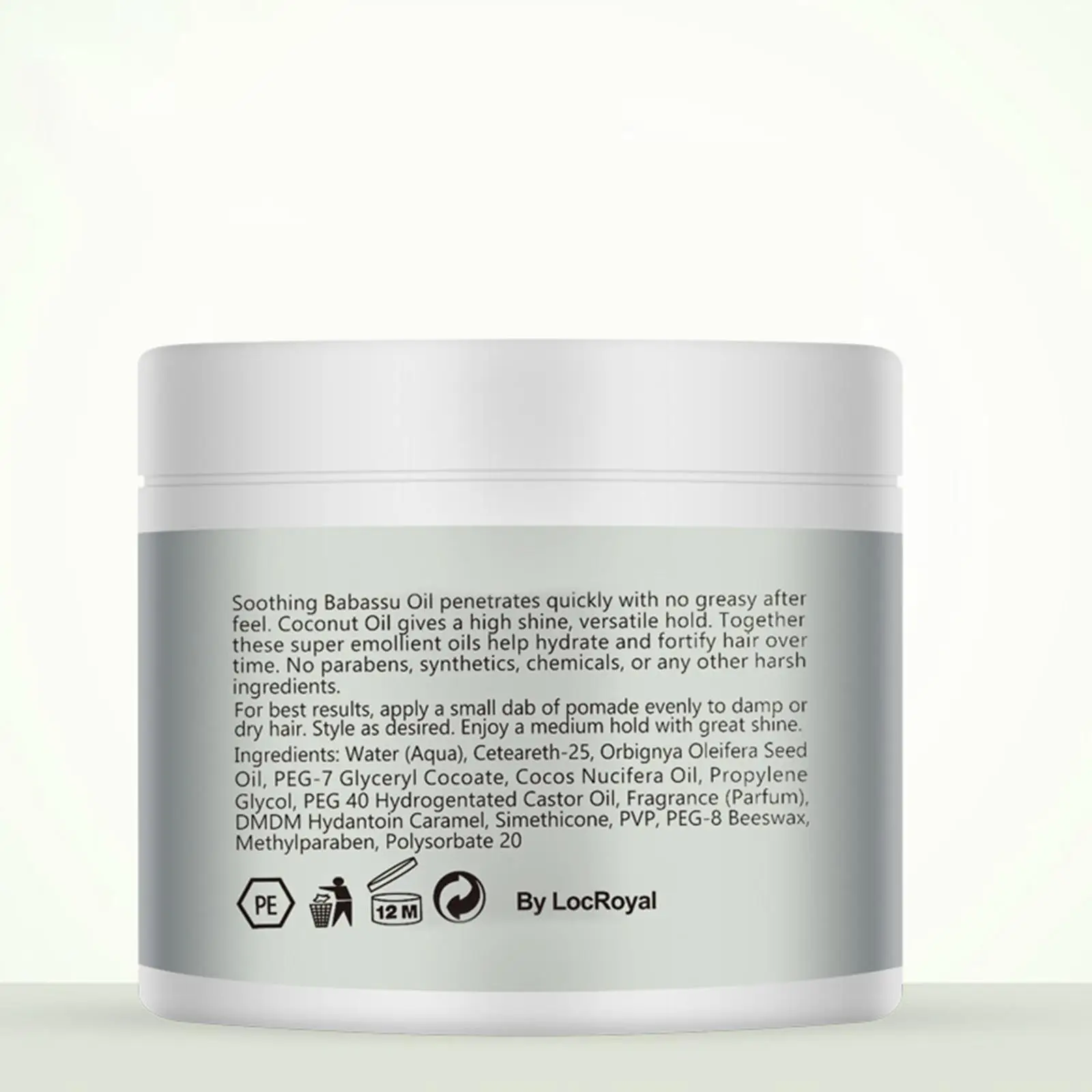 PURC Retro Style Hair Care Oil Fluffy Men's Hair Styling Wax Smooth Shine Oil Hold Gel Head Strong Cream Z8Q4