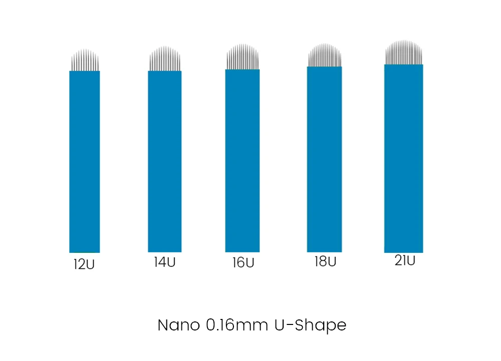 Extrem Dünne 0,18 mm 0,16 mm Nano-Klingen Microblading-Nadeln Tattoo Manuelle Stiftwerkzeuge Microblade Mit Verfallsdatum LOT NR. Agujas – Detail 3