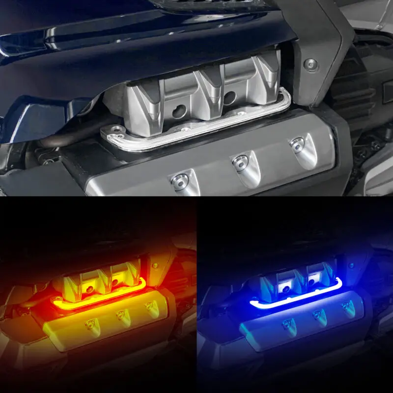 Motorcycle LED Engine Light Fairing Panels For Honda Goldwing GL1800 DCT GL1800DA Tour Automatic DCT Airbag-motorcycle led lights