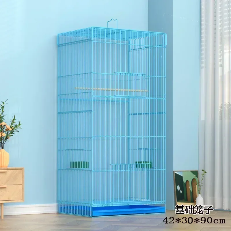 Quail Black Bird Cage Canary Perches Animal Parrot Cat Breeding Box Bird Cage Chinchilla Gabbia Per Uccelli Decoration