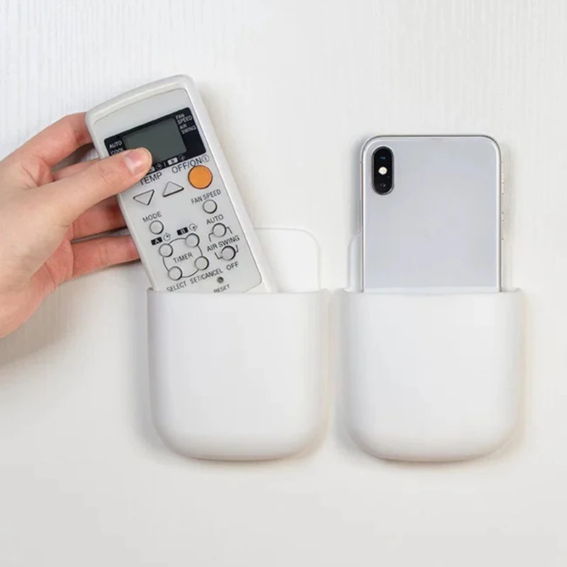 1PCS Holefree Remote Control Storage Rack For Household Items Wall