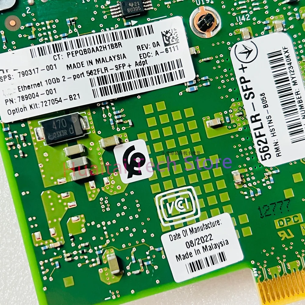 For HPE Dual Port Ten Gigabit Network Card 727054-B21 790317-001 562FLR-SFP+ 5 For HPE Dual Port Ten Gigabit Network Card 727054-B21 790317-001 562FLR-SFP+ - Image 3