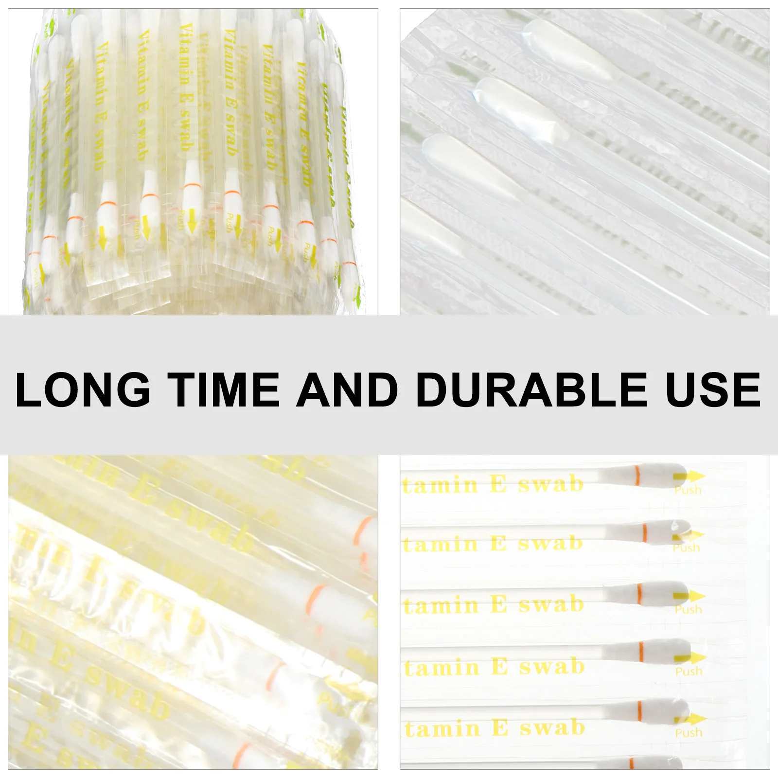 100 Pcs Travel Cotton Swabs Ve Cotton Gum Pointy Stick Lip Absorbent Dental Care Applicators
