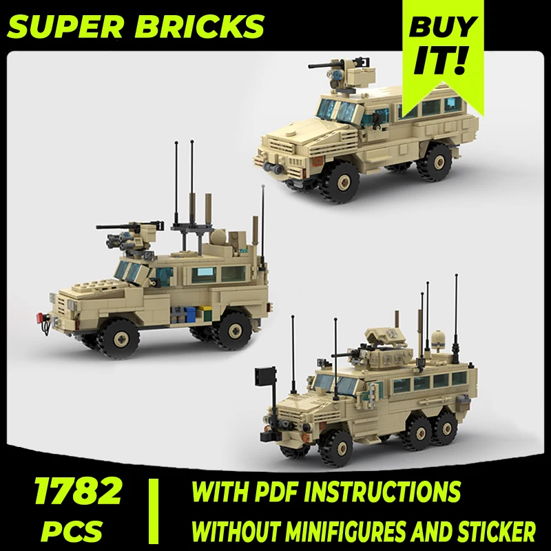 

Military Car Model Moc Building Bricks Battlefield Transport Vehicle Technology Blocks Gifts Christmas Toys DIY Sets Assembly