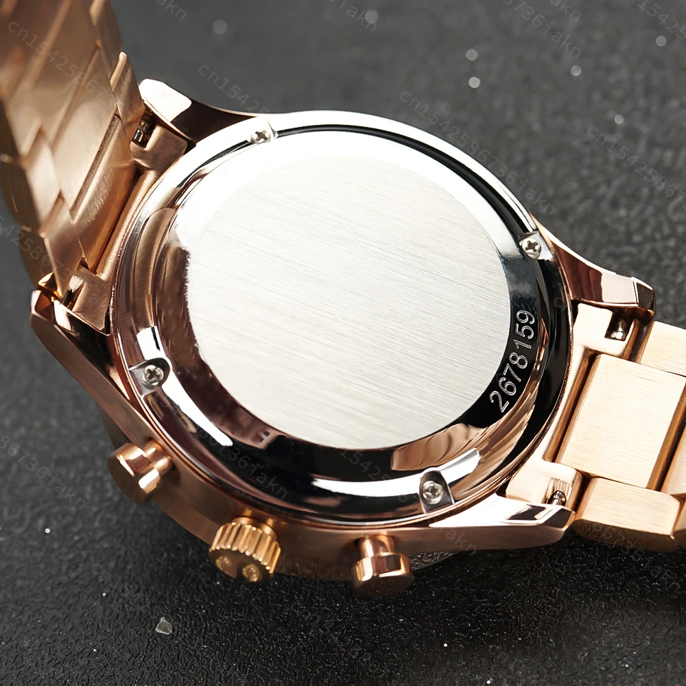 2022 Fashion New Men's Automatic Watch 44mm Sapphire Crystal Glass Stainless Steel Leather Strap Sports Leisure Waterproof
