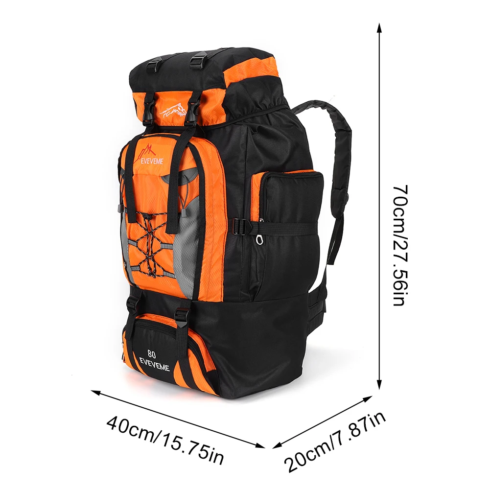 80L Mountain Climbing Backpack 6