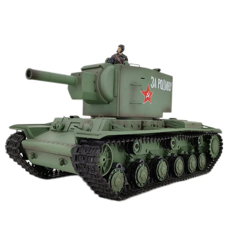 Henglong 3949 Soviet Kv-2 Heavy Tank 1:16 Remote Control Tank Kv-2 Can Launch Smoke Tracks Military Remote Control Toy 5