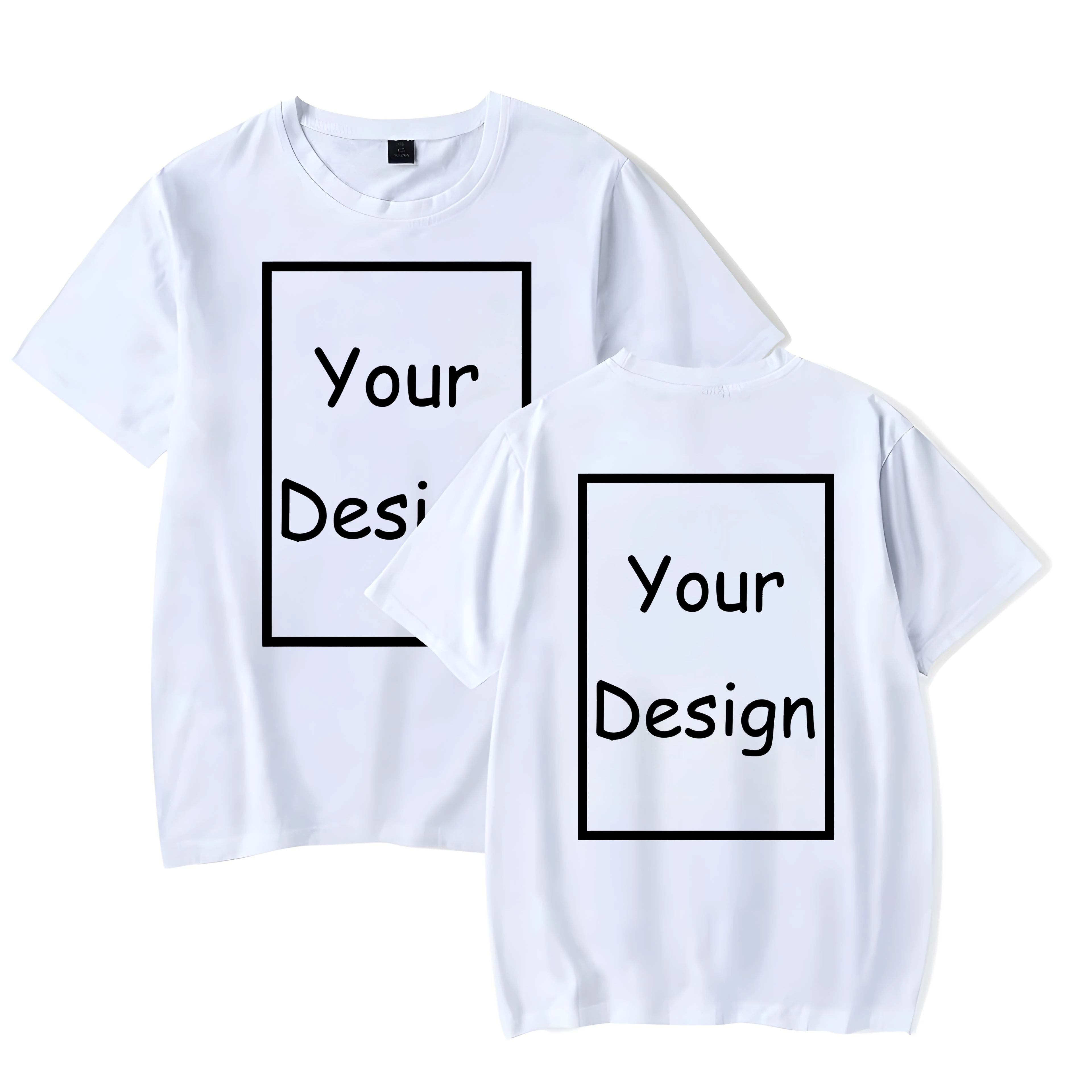 

Both men and women can customize your favorite double-sided T-shirt