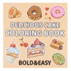 Food Drinks and Desserts Coloring Book for Adults and Kids Easy to Color Designs 40 Pages Fun Gifts for Parties and Exchanges 2