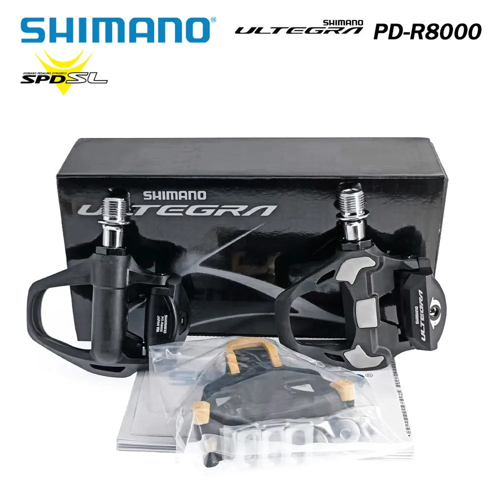 

Shimano Road Bike Pedals ULTEGRA PD R8000 Carbon Fiber Bicycle Self-Locking Pedal With SM-SH11 Cleats for Road Competition Pedal