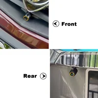 Car Rear View Camera AHD 1080P Golden Fisheye Lens Universal Car Front Backup Camera 185mm Punch Night Vision Butterfly Camera - Image 3