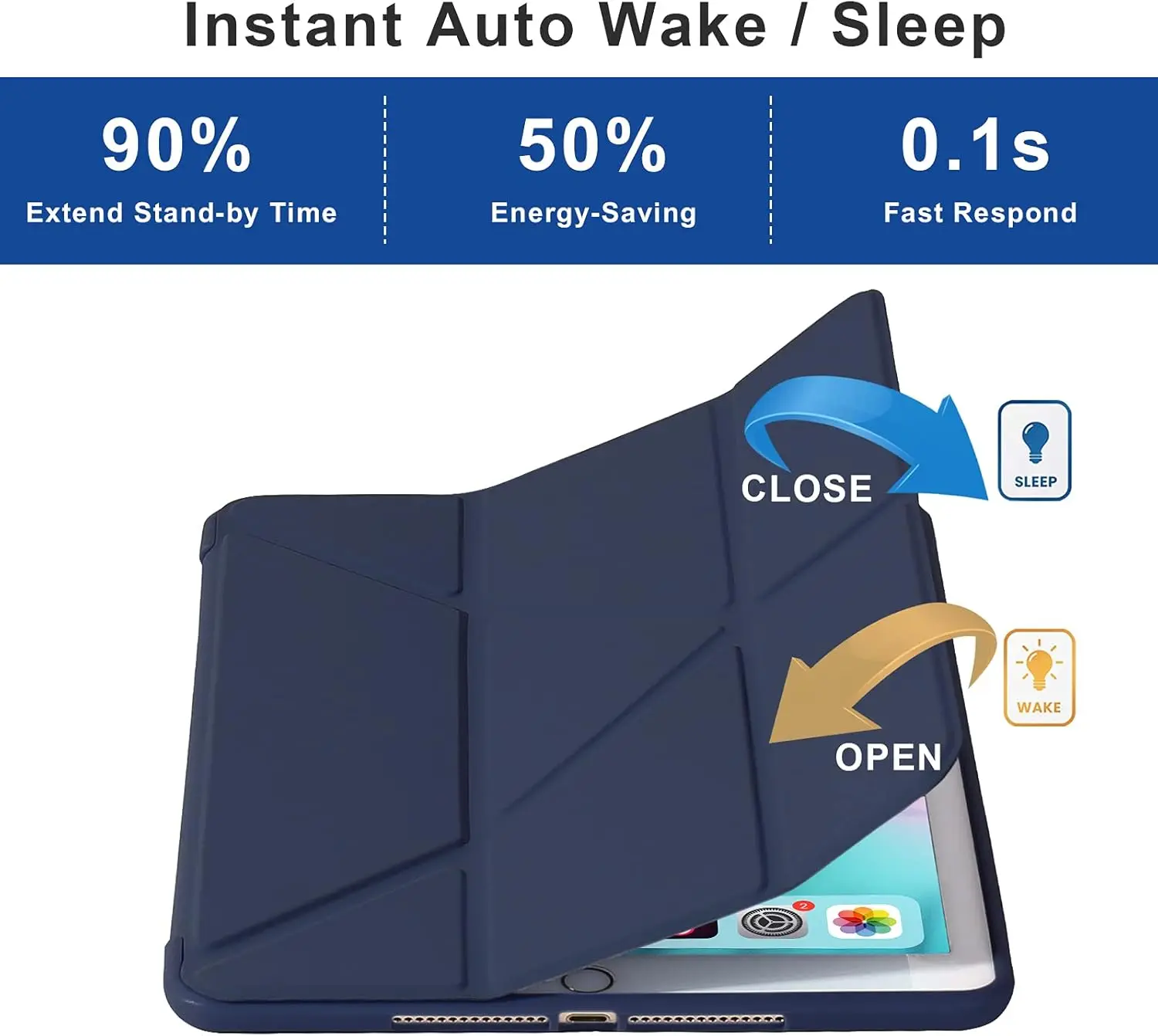 Versatile Y Folded Tablet Protective Case
