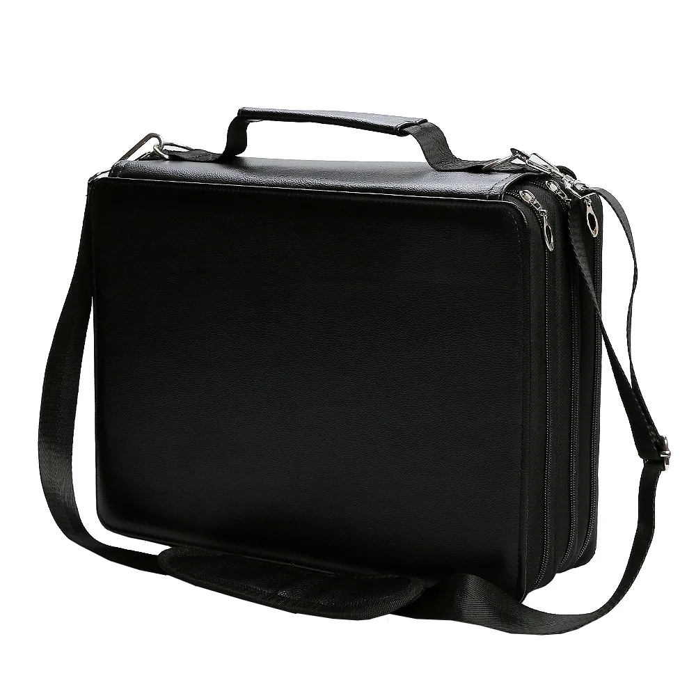 CHEN LIN 168/224 Hole Portable Marker Case Holder Pouch Large-capacity Marker Shockproof Storage Bag Detachable Stationery Bag