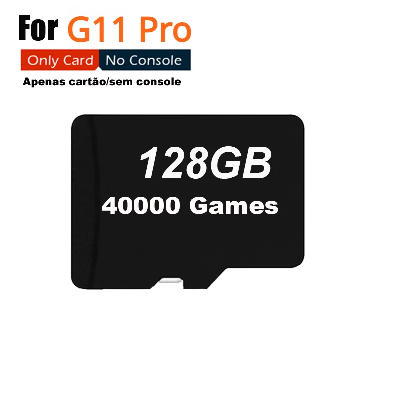Cartão de Memória de Armazenamento para G11 Pro Game Box 4k hd tv Game Stick G11 Pro Video Game Console tf Card Retro 3d 4k Jogos para Ps1 Gba fc - Image 4