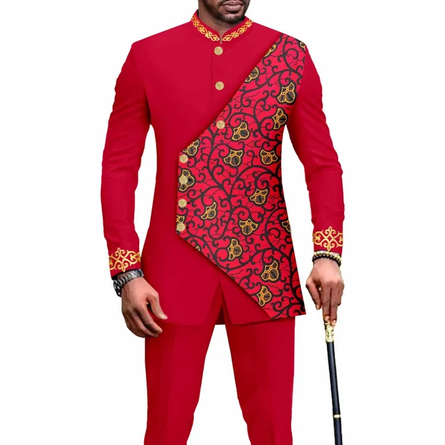 Nedu Long Sleeve Print Blazer and Pant - Image 3