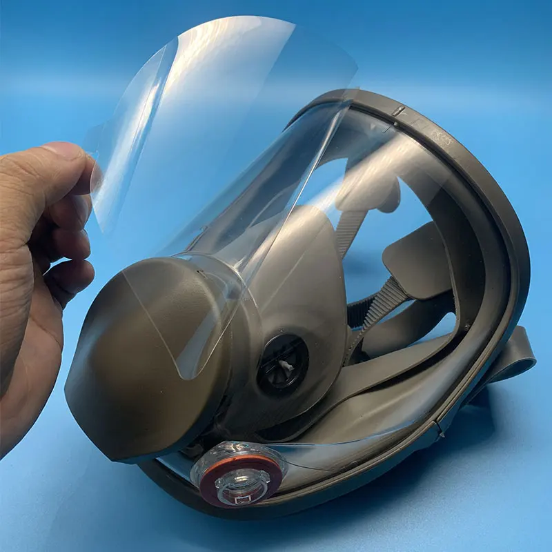 Pellicola Protettiva Antigraffio Per Respiratore A Gas 3M 6800 Maschera A Pieno Facciale Protezione Dello Schermo Della Finestra Maschera A Spruzzo Pe