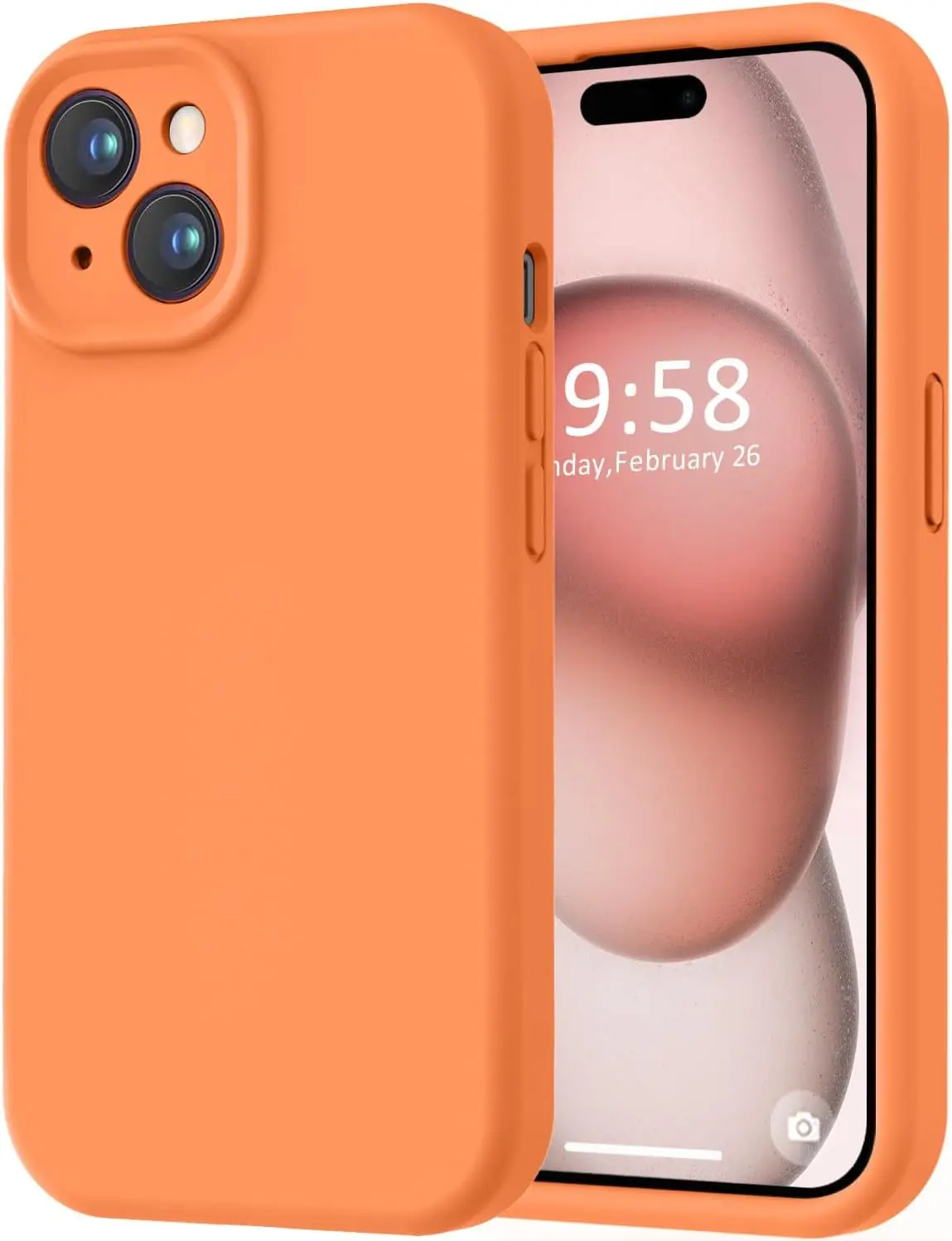 Premium Full Body Protective Phone Case - Liquid Silicone with Soft Microfiber Lining and Shockproof Design