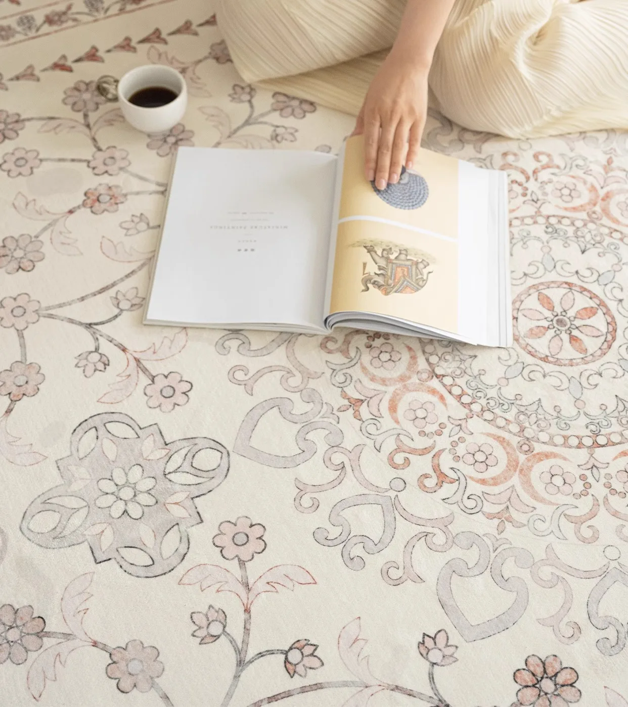 Living Room Carpet Retro French Plush Bedroom Rug Home Large Area Luxury High-end Custom Soft Coffee Table Floor Mats Tapete 양탄자
