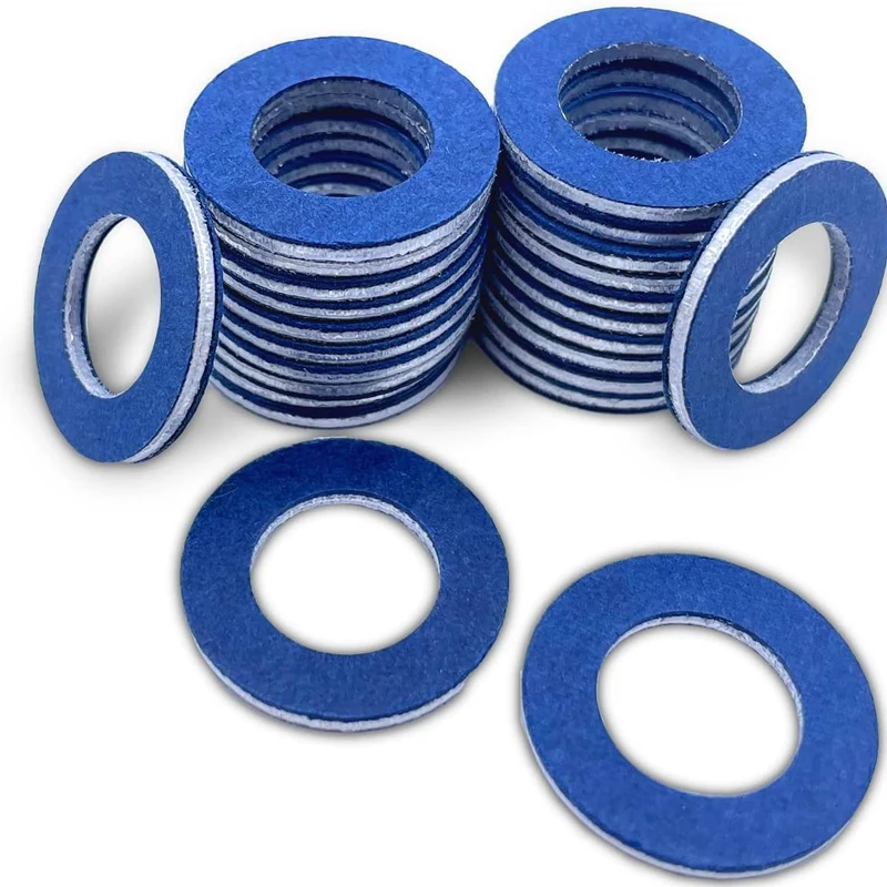 Oil Drain Plug Gaskets Crush Washer 12mm 10/20/50Pcs For Toyota Avalon Camry Corolla Highlander Prius Lexus Scion Oil Drain Plug Seal Washer Sealing Washers