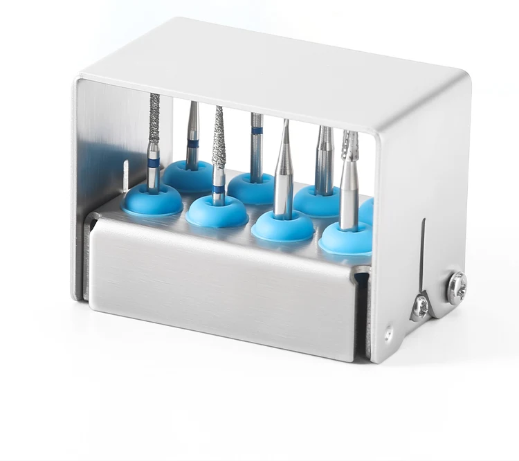 8/30 Löcher AZDENT Dentalbohrer-Halter Reinigungsständer Box Etui Autoklavierbar Edelstahl Sterilisierbar für FG RA Bohrer Zahnmedizin – Detail 15