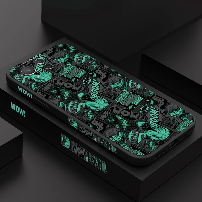 Custodia Per Telefono Blackened Boom Bang Per Rog Phone 8 Pro Rog 7 Ultimate Rog Phone 6D 6 5 5S Pro Ultimate Batman Cover Silicone