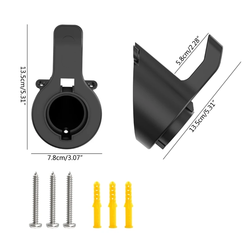 090E Wall Mount   Stand Rack Charging Guns Fixed Socket Bracket Suitable for Electric Vehicle Charging Cable Holder