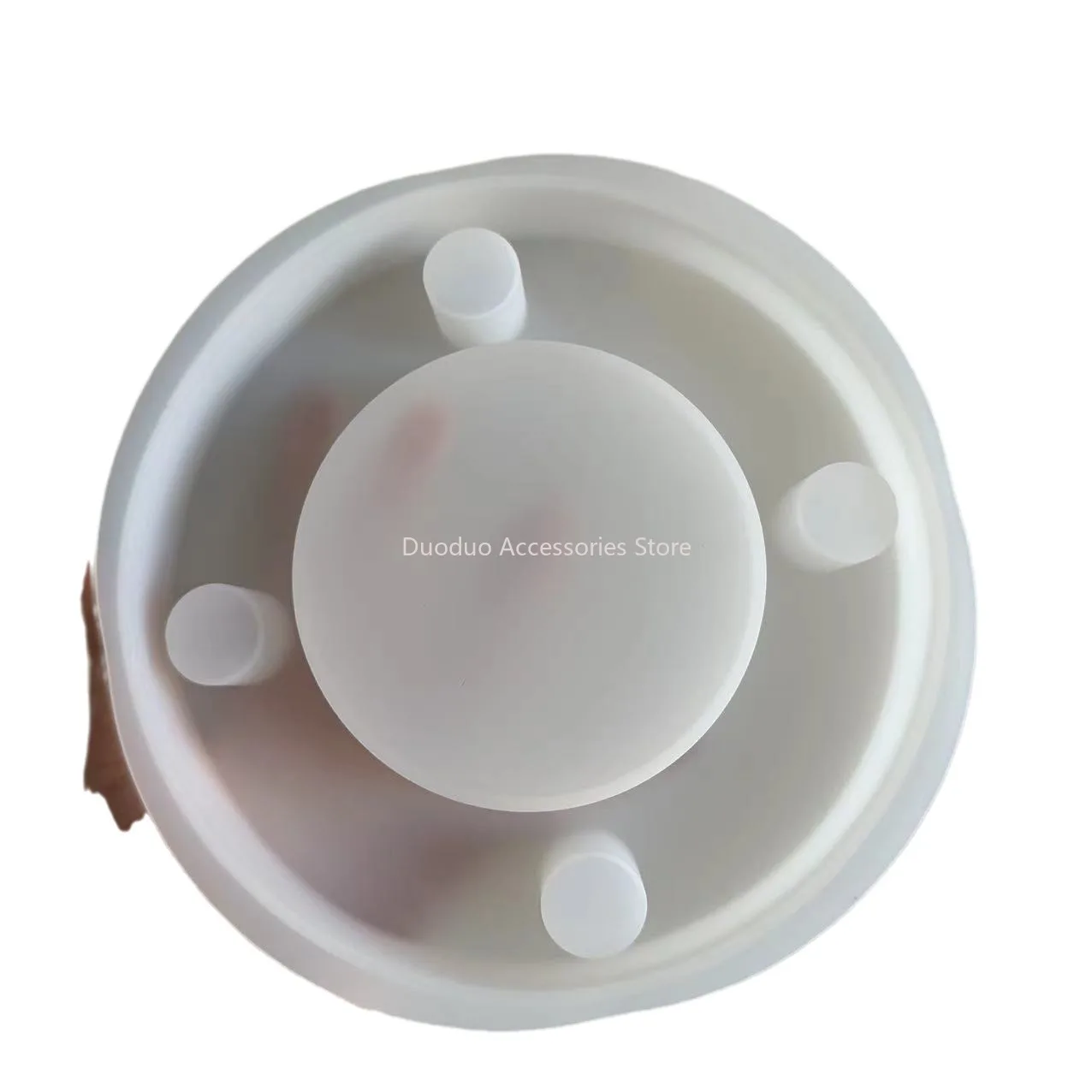 Four Holes Candlestick Silicone Mould Plaster Resin Drip Making Molds