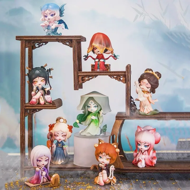 

Book · Kaila X Second Generation Series Blind Box Koi Lock Demon Painted Skin Shark Fashion Play Decoration Halloween Gift