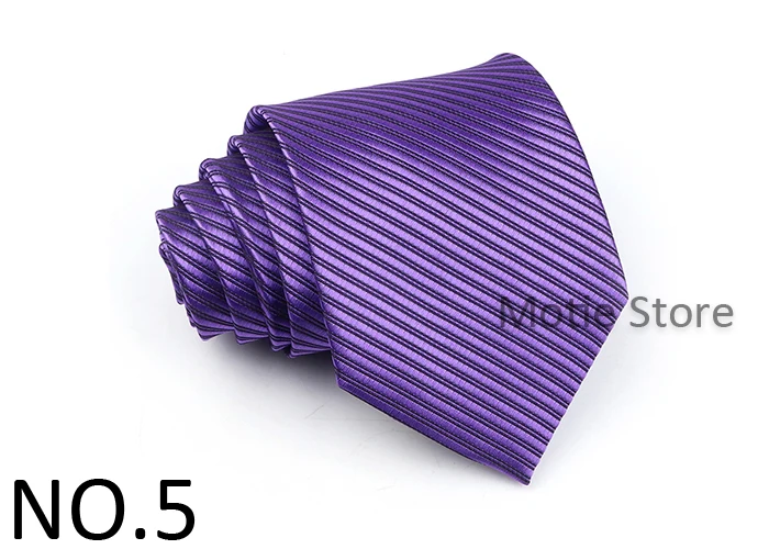 Neue Design Einfarbig Gestreiften Krawatte Schwarz Blau Polyester Krawatte Für Männer Hochzeit Business Party Tragen Hemd Anzug Zubehör Geschenke – Detail 6