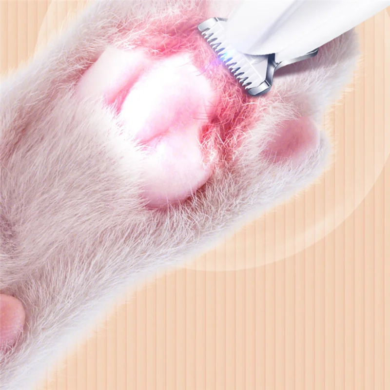 Pet Foot Shaver Shaver Cat Hair Trimmer Repair Dog Feet Electric Fader Electric Clipper With Light