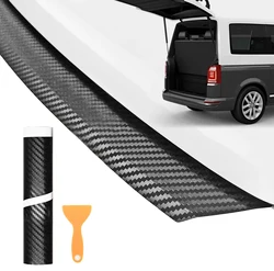 Car Bumper Protector with Tool Kits - Rear Bumper Guards, Anti - Scratch Paint Protector, Carbon Black (As shown)