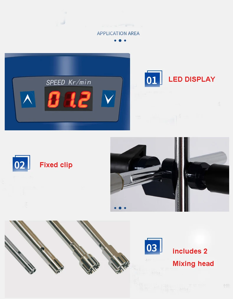 FJ300-SH Laboratory High Speed Shear Homogenizer Digital Homogenizer Mixer Cosme