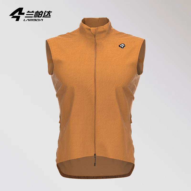 라메다 남성용 사이클링 러닝 조끼, 주머니가 있는 민소매 MTB 바람막이, 자전거 방풍 코트 재킷, 로드 바이크 의류