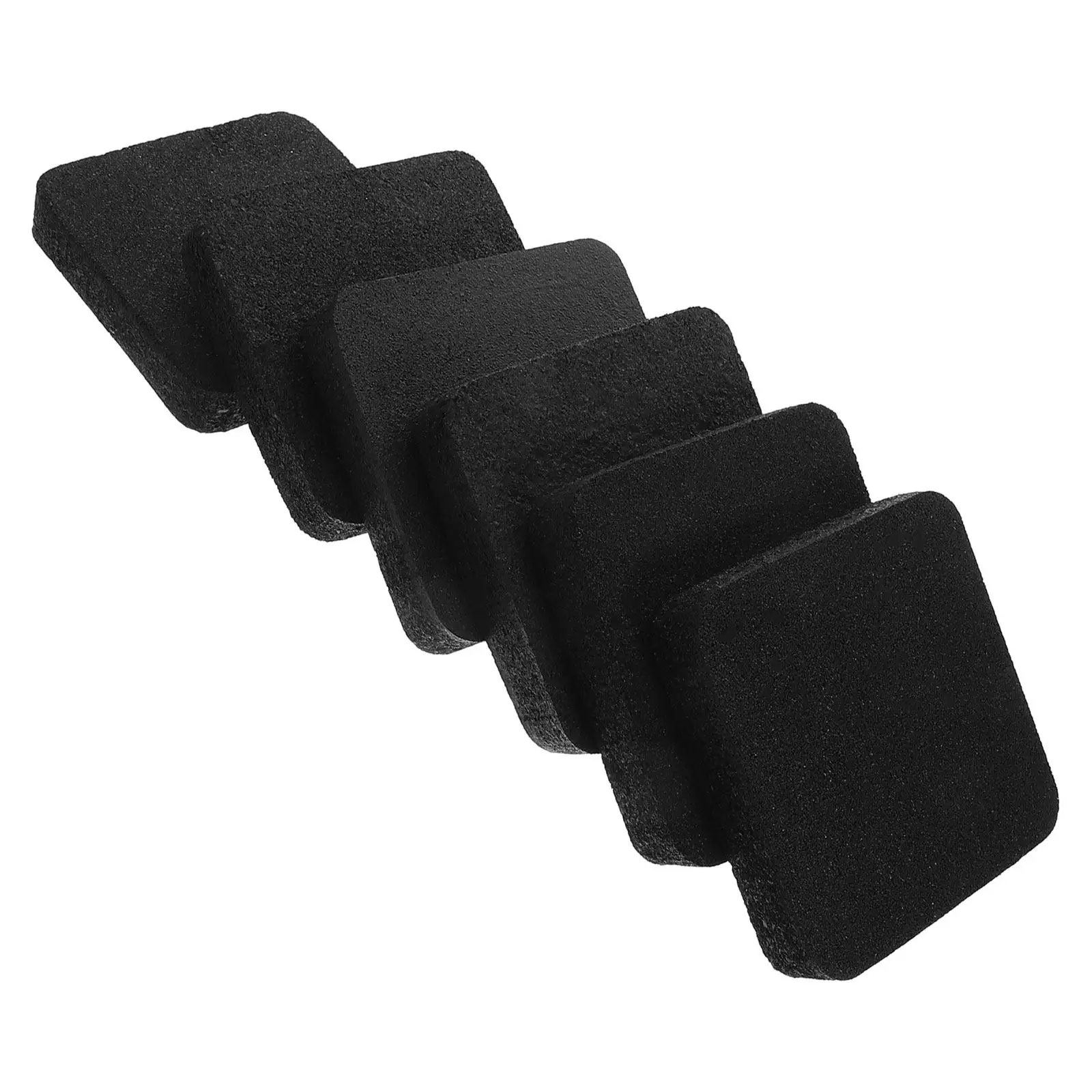 6Pcs 런닝머신 충격 흡수 매트 두꺼운 고무 소음 감소 진동 절연 패드 홈 체육관 바닥 보호 피트니스
