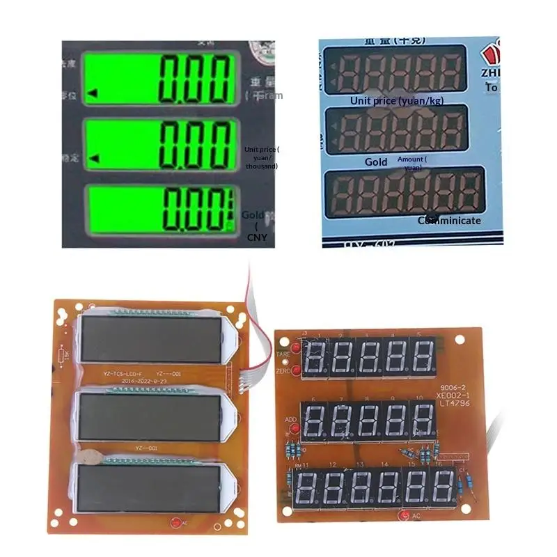 อุปกรณ์เสริมเครื่องชั่งดิจิตอล จอแสดงผล LCD/LED