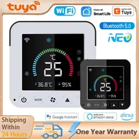 Tuya Smart WiFi IR Air Conditioner Thermostat AC Remote Controller Smart Life App with Temperature Sensor Via Alexa Google Home
