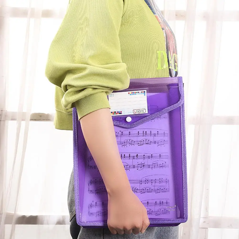 

Папка для документов A5 с защелкой, многоцветная Водонепроницаемая вместительная папка для файлов для школы и офиса