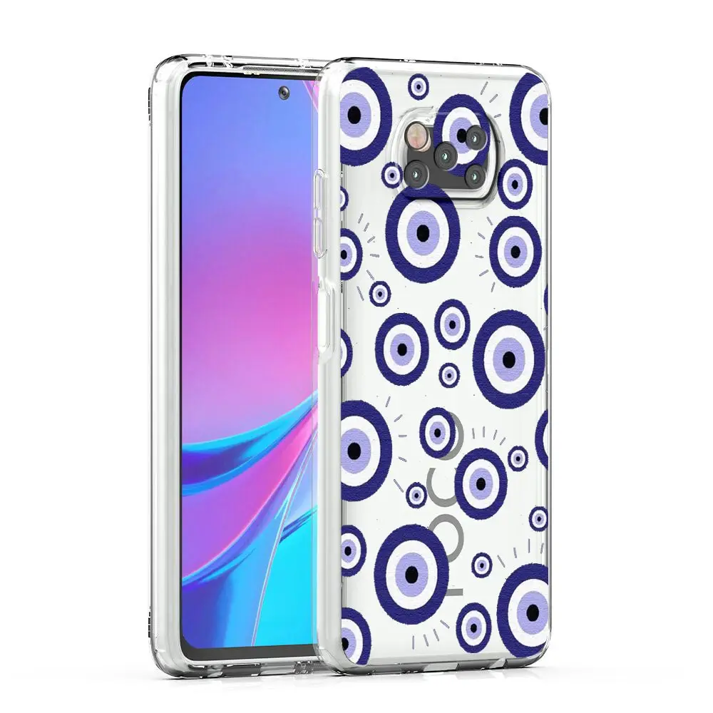 Blue Eye Art Clear Phone Case Cover
