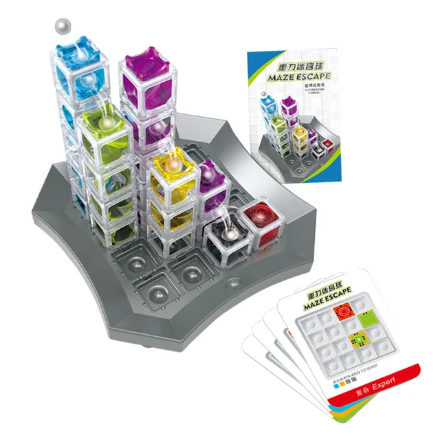 Desktop Logic Game Gravity Maze Escape Ball 3D Three-dimensional Ball Children's Concentration Training Game 3