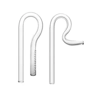 1 Set Mini Glass Lily Pipe Inflow Outflow 10mm 13mm 17mm Tube Inlet Outlet  for  Aquarium Nano Planted Tank 1
