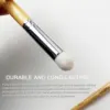 3pcs Goat Hair Dry Brush Set for Miniature Models - Washable, Broad Tip Paint Brushes for Hobbyists and Enthusiasts, Wood Handle 3