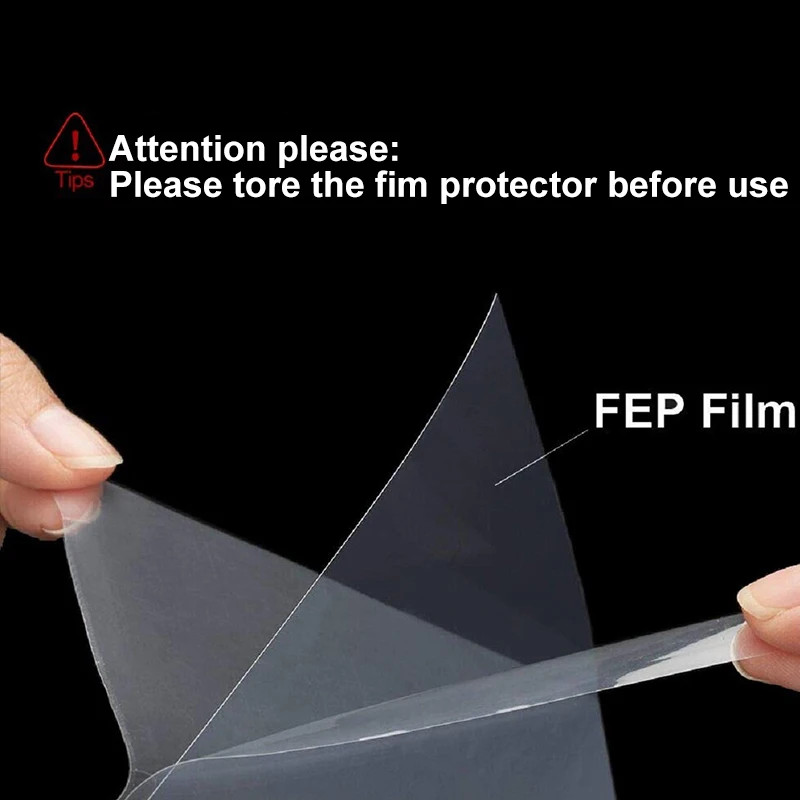 5PCS FEP Film for ANYCUBIC Photon Mono X for Elegoo Saturn Printer Parts 8.9 Inches UV Resin 3D Printers 0.15mm Release Films fep film for anycubic photon mono x for elegoo saturn printer parts 8 9 inches uv resin 3d printers 0 15mm release films