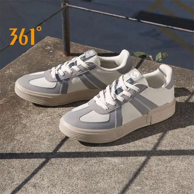 

361 Degrees Men Sport Shoes Wear-Resistant Casual Comfortable Trendy All-Match High-Elastic Thick-Soled Male Sneakers 672326605