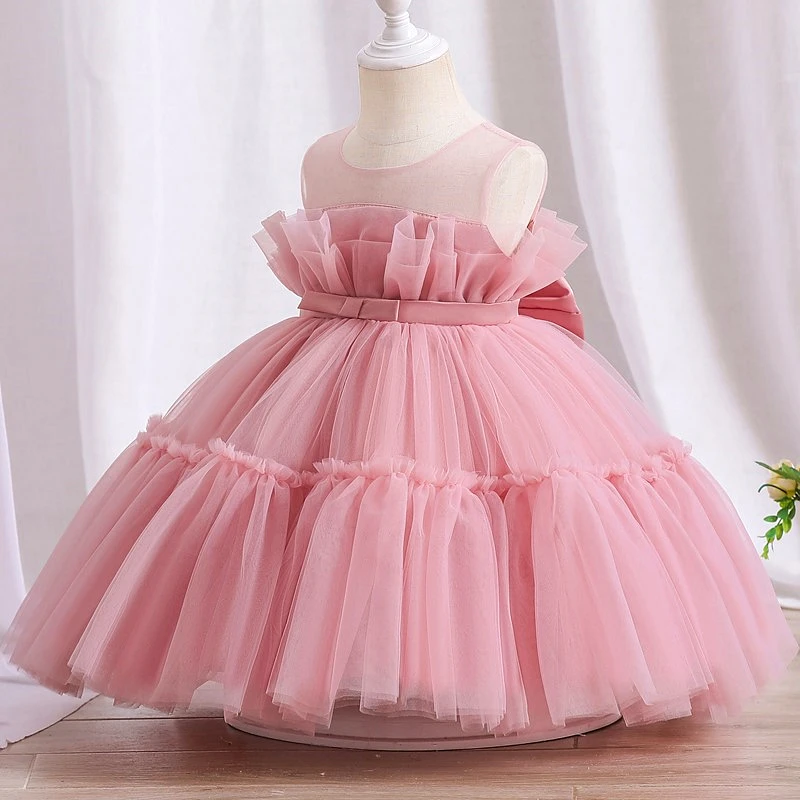 Girls Dress Princess Dress Girls Sequin Tutu Lace Mesh for Birthday Prom Toddler Baby Kids Elegant Wedding Party Clothes Children Baptism Gown girls dress,princess costume